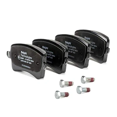 Immagine di DELPHI LP2106 Kit pastiglie freno Non predisposto per contatto segnalazione usura con lamierino anticigolío accessori AUDI: A5 B8 Sportback