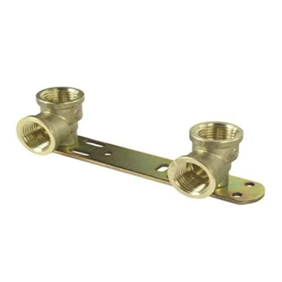 Immagine di Wärmer System PSW Trade Suppliers Ltd Staffa doccia nascosta, lunghezza 150 mm, piastra posteriore per miscelatore termostatico, filettatura BSP rubinetto, 1/2 x L mm