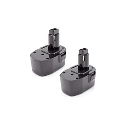 Immagine di vhbw 2x batteria sostituisce Dewalt DC9091, DE9038, DE9091, DE9092, DE9094, DE9502, DW9094 per attrezzo da lavoro (1500 mAh, NiMH, 14,4 V)