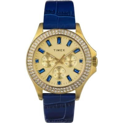 Immagine di Timex Orologio Multi quadrante al Quarzo da Donna con Cinturino in Pelle TW2W10800
