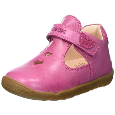 Immagine di Geox B Macchia Girl A, Primi Passi Bimba 0 24, Rosa (Dk Rose 77C8007), 18 EU