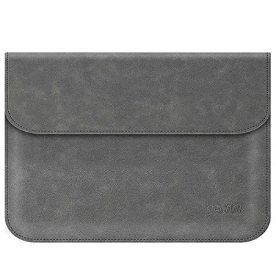 Immagine di TECOOL 13 Pollici Custodia PC Portatile, Borsa Sleeve Protettiva in Pelle per 2022 MacBook Air M2, M1 2020 2018,2022 Pro M2 2016, Surface X 8 3,XPS Grigio
