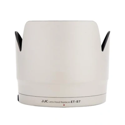 Immagine di JJC Paraluce a tulipano reversibile bianco per obiettivo Canon EF 70 200mm f/2.8L IS II USM, III sostituisce ET 87, LHET87WT