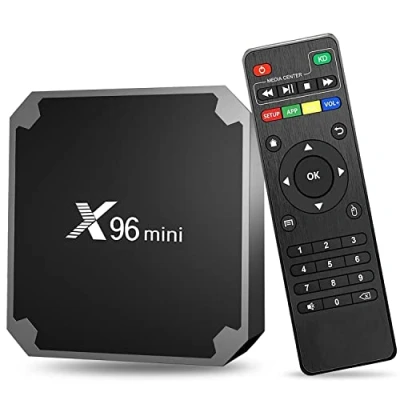 Immagine di X96 Mini Smart TV Box 2 GB di RAM e 16 ROM Android Media Player Alta qualità (Android 11.0) con telecomando cavo HDMI, lettore multimediale 4K