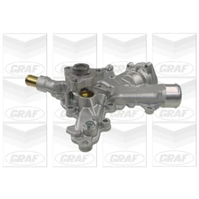 Immagine di GRAF PA729 Pompa acqua con guarnizione senza coperchio meccanico Ghisa per trasmissione cinghia Poly V OPEL: Corsa C Hatchback, Agila A