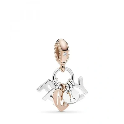 Immagine di Charm Pandora 787785CZ donna argento e rosa