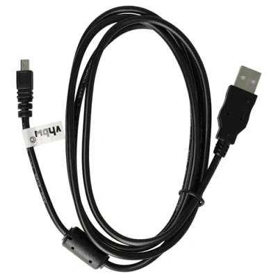 Immagine di vhbw cavo dati USB compatibile con Panasonic Lumix DMC XS3, F4, FS4, FS9, LZ40, SZ8, SZ10, TZ55, TZ56, TZ57