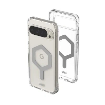 Immagine di Urban Armor Gear UAG Made for Google Pixel 9 Pro XL Case Plyo Ice/Silver, trasparente anti ingiallimento robusta, custodia protettiva MIL STD testata per le cadute militari