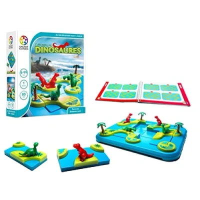Immagine di Smartgames SG 282 fr Arcipelago dei dinosauri Gioco di riflessione per bambini, 1 giocatore