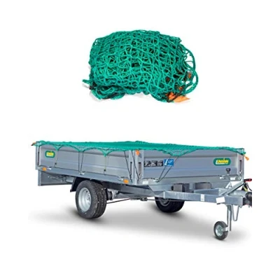 Immagine di CargoVA® Rete intelligente per rimorchi 1,5x2,2M con corda in gomma e marcatura degli angoli un fissaggio perfetto del carico