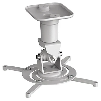 Immagine di PureMounts SPIDER PLUS Supporto da soffitto per proiettore, inclinabile a 25 , girevole, distanza dal soffitto: 225 mm, max. 15 kg, tra i fori 180 310 bianco