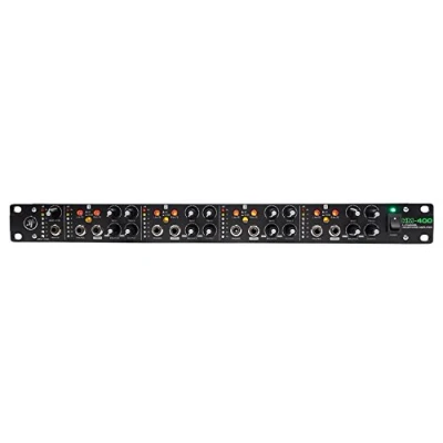 Immagine di MACKIE Hm 400 Amplificatore per Cuffie a 4 Canali con Ingresso Stereo, 3 Uscite Canale 12 in Totale, Aux ed EQ 2 Bande