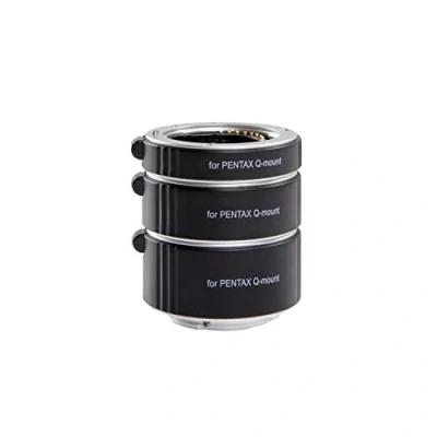 Immagine di Movo Photo AF set di macro tubi prolunga per fotocamere mirrorless Pentax Q, con da 10mm, 16mm e 21mm (supporto in metallo)