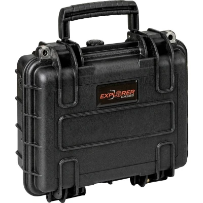 Immagine di Explorer Cases Valigetta portaoggetti outdoor 2712HL.B black with pick &amp; pluck foam (L x A P) 28 20 12 cm Nero