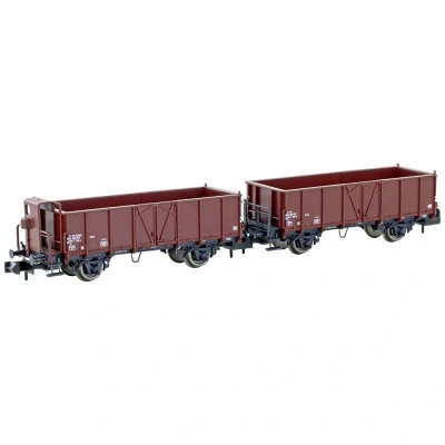 Immagine di N Kit da 2 vagoni merci aperti L6 delle FFS Hobbytrain H24352