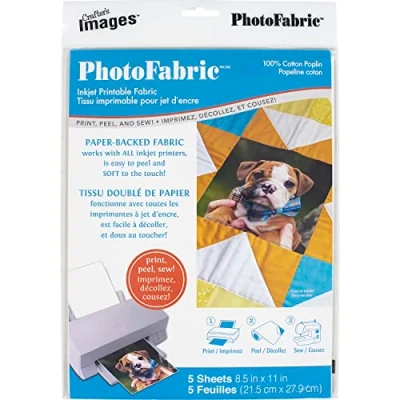 Immagine di Photofabric, Cotone, Multi Colour, 22.6 x 29.21 0.43 cm, 5 unità