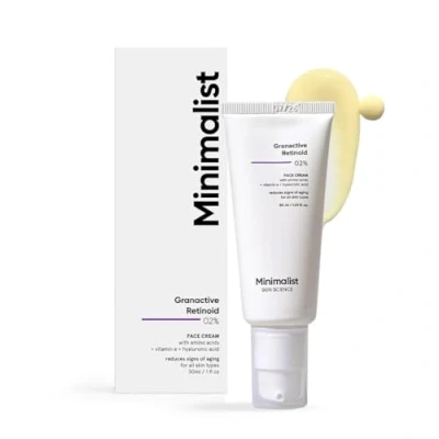 Immagine di Minimalist Crema da notte anti invecchiamento con 2% retinoide per rughe e linee sottili, derivato del retinolo pelli sensibili, bianco, 30 ml (confezione 1)