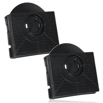 Immagine di Spares2go Filtro antiodore in carbone CHF303 per cappa IKEA (confezione da 2)