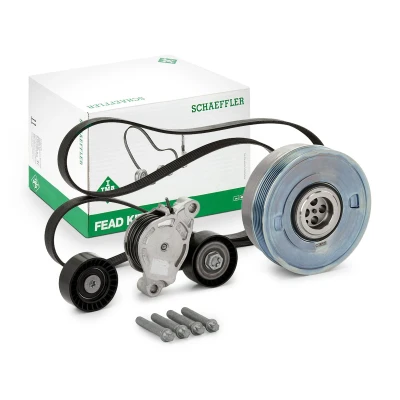 Immagine di INA 529 0516 20 Kit cinghie Poly V con puleggia albero a gomiti Controllare corsa libera generatore ed ev. sostituire BMW: 2 Active Tourer, X1