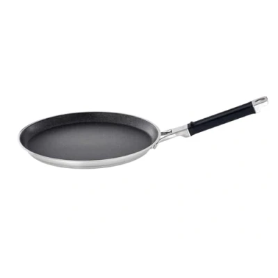 Immagine di RÖSLE SILENCE PRO padella per crêpes, di alta qualità con rivestimento antiaderente premium antigraffio ProResist, acciaio inossidabile 18/10, adatta induzione, lavabile in lavastoviglie