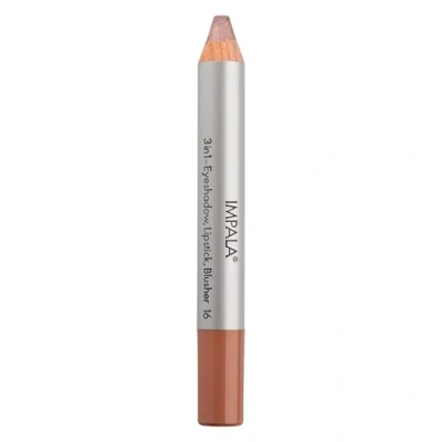Immagine di Impala Matita Jumbo 3 in 1 Colore 16 Salmone Ombretto, Rossetto e Blush Texture Liscia di Lunga Durata Intenso
