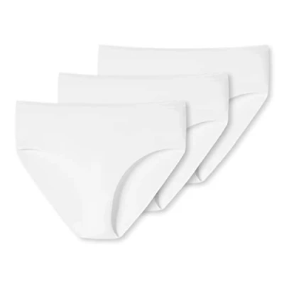 Immagine di Schiesser Confezione da 3 Slip Midi Intimo, x Bianco, L Donna