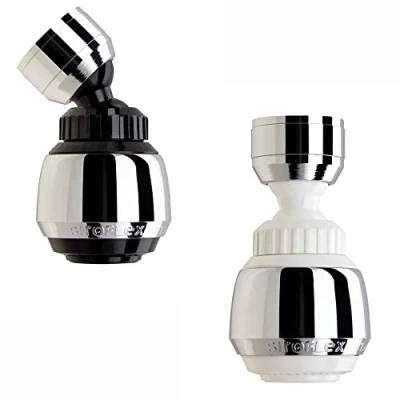 Immagine di Siroflex 2505/5 W “Duplex 2 Rompigetto Areatore Doccetta Con Doppio Snodo Made in Italy Rubinetto Aeratore Per Una Grande Funzionalità Cucina