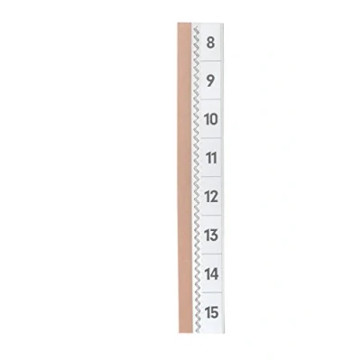 Immagine di Durable 840219 Tabfix, cavalierini adesivi, inserti neutri e stampati (A Z, 0 31, gen dic), 2 righe, 81x22 mm, trasparente, confezione da 5 pezzi