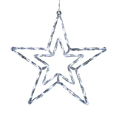 Immagine di Konstsmide 4471 203 figura acrilica ERP: G (A G) Stella Bianco neutro LED (monocolore) Trasparente