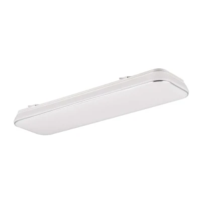 Immagine di Reality LED Lampada da soffitto Blanca R64144301, plastica bianco opaco/cromato, incl. 28 Watt, dimmer interruttore