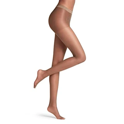Immagine di FALKE Invisible Deluxe 8 DEN W TI ultra trasparenti velati tinta unita 1 pezzo, Collant Donna, Marrone (Coffee 5309), S