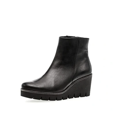 Immagine di Gabor Donna Stivaletti, Signora Stivaletti con Zeppa,Soletta Removibile,Foderato,Invernale,Boots,Stivali,Nero (Schwarz) / 27,40 EU 6.5 UK