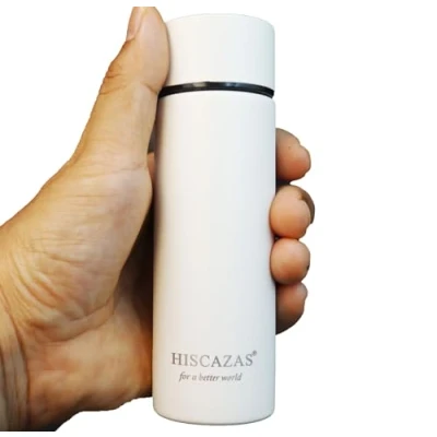 Immagine di Thermos piccolo in acciaio inox dopper, 150 ml, mini borraccia (bianco)