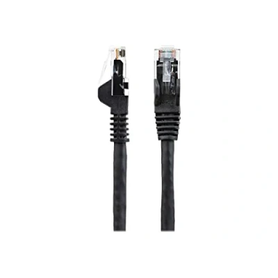 Immagine di StarTech.com Cavo Ethernet CAT6 2m rete Lan RJ45 10 Gigabit 100W PoE dati/patch UTP 10GbE Testato individualmente Low Smoke Zero Halogen Certificato UL/TIA Nero (N6LPATCH2MBK)