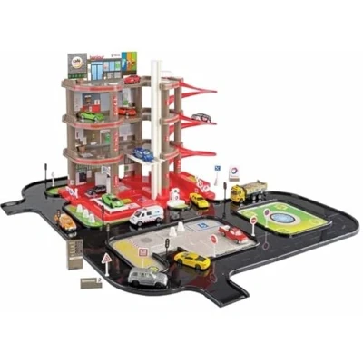 Immagine di STARLUX Garage Totale di 4 Livelli con 3 metri Circuito per Piccole Auto Gioca Bambini Anni in più Made Europe 401002