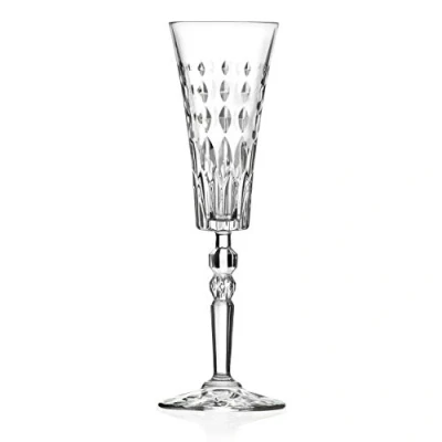 Immagine di Rcr Crystal 6 Pezzi Marilyn Champagne Flutes Set Moderno Bicchiere di Cristallo Calici 169ml