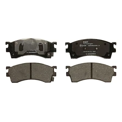 Immagine di DELPHI LP1518 Kit pastiglie freno con segnalatore acustico usura lamierino anticigolío senza accessori MAZDA: Premacy