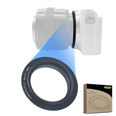 Immagine di Anello adattatore macro per obiettivo 52 mm Sony A6500 A6300 A5100 A6000 A5000 A3000 NEX5T NEX3N NEX6 NEX5R NEXF3 NEX7 NEX5N NEX5C NEXC3 NEX3 NEX5 A7RIII A9 A7III A7 A7s A7. R A7II