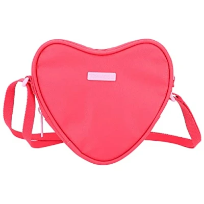 Immagine di Depesche 12257 TOPModel One Love Borsa a Forma di Cuore per Bambini, Rossa con Tracolla Regolabile e Tasca Frontale, Multicolore