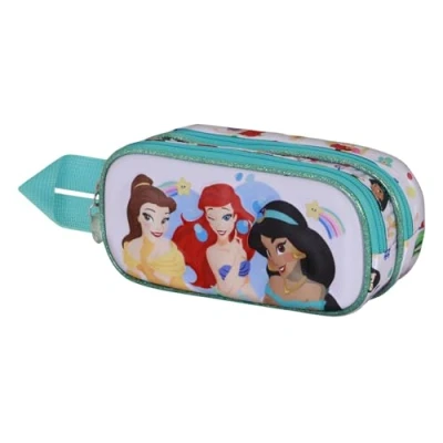 Immagine di Disney Principesse Rainbows Astuccio 3D Doppio, Multicolore, 22 x 10 cm
