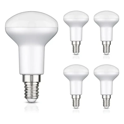 Immagine di ledscom.de 5 pezzi E14 lampadina LED, R50, bianco caldo (2700 K), 6,2 W, 608lm, 116, dimmer a 3 fasi, opaco