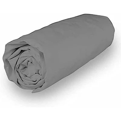 Immagine di Soleil d&#039;ocre Percale Uccisione Coperchio, Cotone, Grigio, 180 x 200 cm