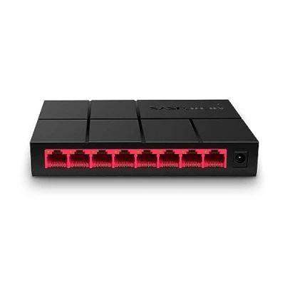 Immagine di TP Link Mercusys MS108G Switch Ethernet 8 Porte Gigabit, Sdoppiatore Ethernet, Gigabit per la Casa e l&#039;Ufficio, Plug Play, Montaggio Desktop, Contenitore di Plastica