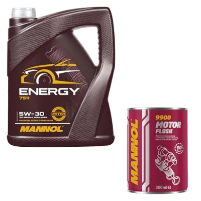 Immagine di 5 l MANNOL olio motore Energy 5W 30 API SL lavaggio