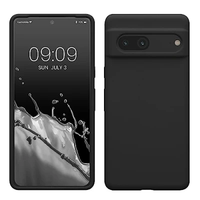 Immagine di kwmobile Cover per Google Pixel 7 Custodia Back Case Smartphone in Silicone TPU Protezione Gommata nero matt
