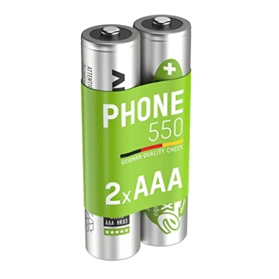 Immagine di Ansmann DECT maxE HR03 Batteria ricaricabile Ministilo (AAA) NiMH 550 mAh 1.2 V 2 pz.