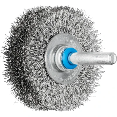 Immagine di PFERD Spazzola rotonda POS non zopft RBU Ø 50 x 15 mm codolo 6 filo in acciaio inox 0,20 43701014 10 pz.