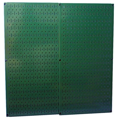 Immagine di Wall Control 30 P 3232GN Pegboard in Metallo Verde
