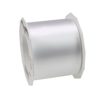 Immagine di Präsent C.E. Pattberg Nastro Satinato Adria, 72 mm x 25 m, Colore: Bianco