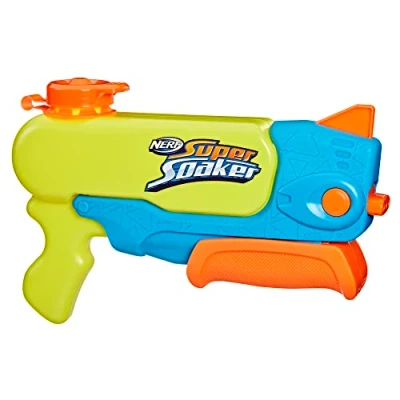 Immagine di Hasbro Nerf Super Soaker Wave Spray, Blaster ad Acqua Giocattolo con Beccuccio Mobile per Raffiche Travolgenti, Capacità da 887 ml, Giochi d&#039;Avventura all&#039;Aperto Bambini e Bambine 6 Anni in su